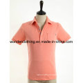 High Quality Wholesale Fitted Plain Fashion Men Polo T-Shirt